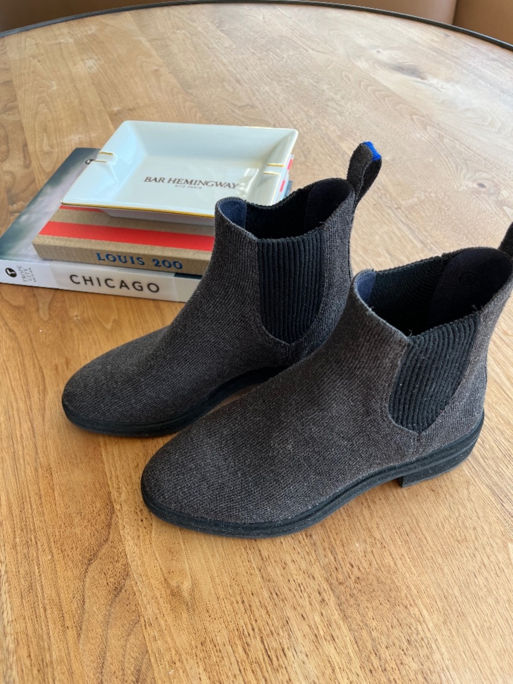 🖤 Rothy's The Lug Boot | Size 5 | Dark Charcoal | Never Worn